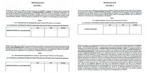 Προανακριτική: Αυτά είναι τα ψηφοδέλτια για Καραμανλή και Σπίρτζη [εικόνες]