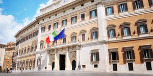 Το κτίριο του ιταλικού κοινοβουλίου στην Ρώμη