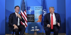 Μαρκ Ρούτε και Ντόναλντ Τραμπ