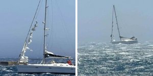 Οι προσπάθειες του ιστιοφόρου να προσεγγίσει το λιμάνι της Τήνου