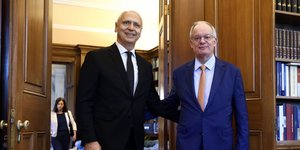 Ο Κωνσταντίνος Τασούλας με τον Καπετάνοβιτς