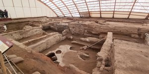 O αρχαιολογικός χώρος του Catalhoyuk στην Τουρκία που θεωρείται η πρώτη πόλη της ανθρώπινης ιστορίας
