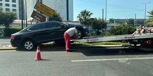 Τροχαίο έξω από το Χίλτον