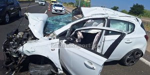 To αυτοκίνητο από το τροχαίο