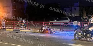 Τροχαίο δυστύχημα στη Λάρισα
