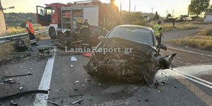 Τροχαίο δυστύχημα με δύο νεκρούς στη Θήβα