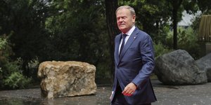 Ο Πολωνός πρωθυπουργός Ντόναλντ Τουσκ 