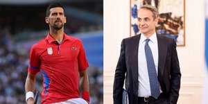 Νόβακ Τζόκοβιτς, Κυριάκος Μητσοτάκης