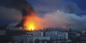 Βομβαρδισμός σε πόλη της Ουκρανίας