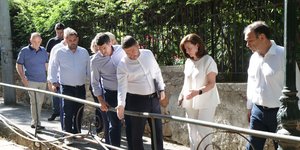 Σύσκεψη του Περιφερειάρχη Αττική με τον Δήμαρχο, Βασίλη Ξυπολυτά