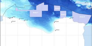 Ο χάρτης των θαλάσσιων οικοπέδων όπου θα κάνουν έρευνες Λιβύη - Τουρκία