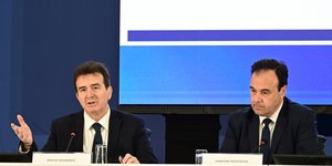 Μιχάλης Χρυσοχοΐδης και Δημήτρης Παπαστεργίου