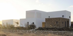 νησί σπίτι design πέτρα λευκό σκυρόδεμα Αντίπαρος