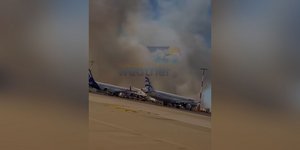 Φωτιά στη Ραφήνα: Πυκνός μαύρος καπνός έχει φτάσει στο αεροδρόμιο Ελ. Βενιζέλος