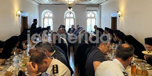 Επίσκεψη του πρωθυπουργού Κυριάκου Μητσοτάκη στο Αγιο Ορος
