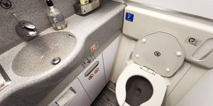 Οι τουαλέτες στα αεροπλάνα άρχισαν να εμφανίζονται συστηματικά από τη δεκαετία του 1930 / SHUTTERSTOCK