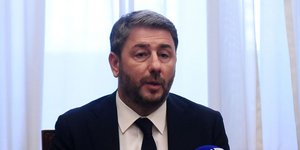 Ο πρόεδρος του ΠΑΣΟΚ - ΚΙΝ.ΑΛ, Νίκος Ανδρουλάκης