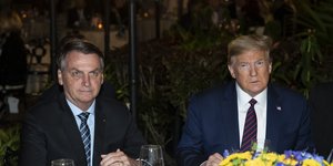 Ζαίχ Μπολσονάτου και Ντόναλντ Τραμπ 