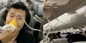 Οι μάσκες οξυγόνου στην καμπίνα έπεσαν όταν το Boeing έκανε βουτιά 25.000 ποδών σε 10΄