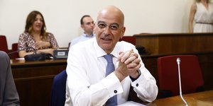 Ο υπουργός Εθνικής Άμυνας, Νίκος Δένδιας στην Επιτροπή Εξωτερικών της Βουλής