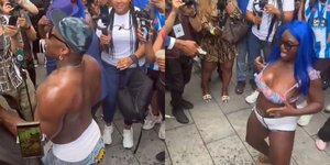 Φανς του Diddy χόρευαν αλείφοντας το κορμί τους με baby oil και ζητωκραυγάζοντας έξω από το δικαστήριο