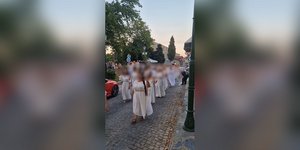 Δωδεκαθεϊστές έκαναν παρέλαση στο Λιτόχωρο για τα «Προμήθεια 2025»