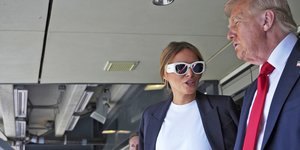 Ο πρόεδρος και η Πρώτη Κυρία των ΗΠΑ, Ντόναλντ και Μελάνια Τραμπ