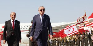 Ερσίν Τατάρ και Ρετζέπ Ταγίπ Ερντογάν