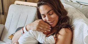 Η Ευρυδίκη Βαλαβάνη με τον γιο της