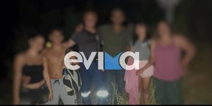 Αίσιο τέλος για πέντε άτομα που εγκλωβίστηκαν σε καταρράκτη στην Εύβοια