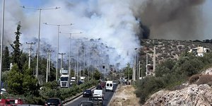 Φωτιά στην περιοχή Κίτσι Κορωπίου