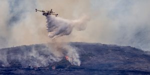 Σε εξέλιξη η φωτιά στην Αγιά Λάρισας -Ενίσχυθηκαν οι δυνάμεις της Πυροσβεστικής