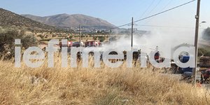 Φωτιά στο Μαρκόπουλο
