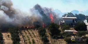 Φωτιά στη Ραφήνα