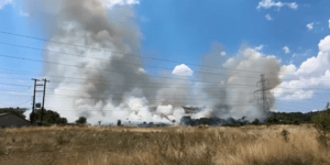 Φωτιά στην περιοχή ΖΑΠ Κοζάνης