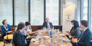 FM George Gerapetritis briefed tdy foreign correspondents at the UN
