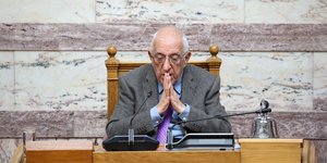Ο πρόεδρος της Βουλής, Νικήτας Κακλαμάνης / SOOC