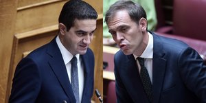 Μιχάλης Κατρίνης και Δημήτρης Μάντζος