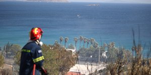 Πυροσβέστης στο καθήκον
