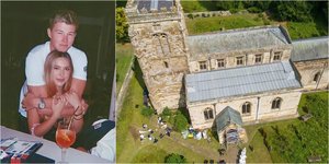 Το ζευγάρι αντάλλαξε όρκους στον ιστορικό ναό St Michael’s and All Angels στην Αγγλία