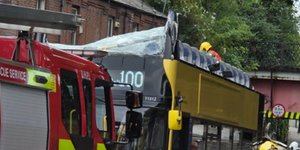 Τροχαόο με λεωφορείο στο Μάντσεστερ