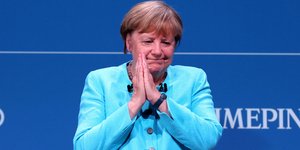 Former German Chancellor Angela Merkel 
