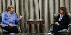 Συνάντηση Μέρκελ-Σακελλαροπούλου