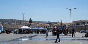 Μετανάστες στο λιμάνι του Ρεθύμνου