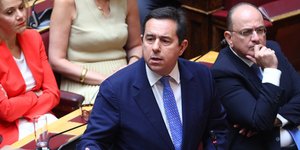 Ο κοινοβουλευτικός εκπρόσωπος της ΝΔ, Νότης Μηταράκης