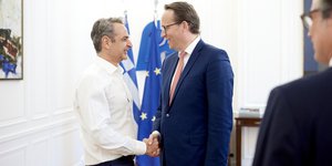 Μητσοτάκης: Συνάντηση με τον CEO της «RWE AG» Markus Krebber
