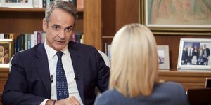 Ο Κυριάκος Μητσοτάκης στον ΣΚΑΪ και στην Σία Κοσιώνη