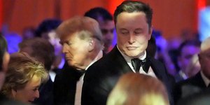 Ο πρόεδρος των ΗΠΑ, Ντόναλντ Τραμπ και ο δισεκατομμυριούχος επιχειρηματίας Έλον Μασκ