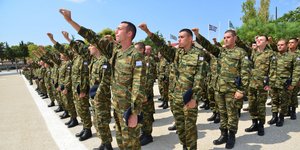 Ορκωμοσία νεοσυλλέκτων στρατιωτών θητείας