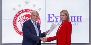 Νέος χορηγός του Ολυμπιακού η ΕΥΡΩΠΗ Ασφαλιστική